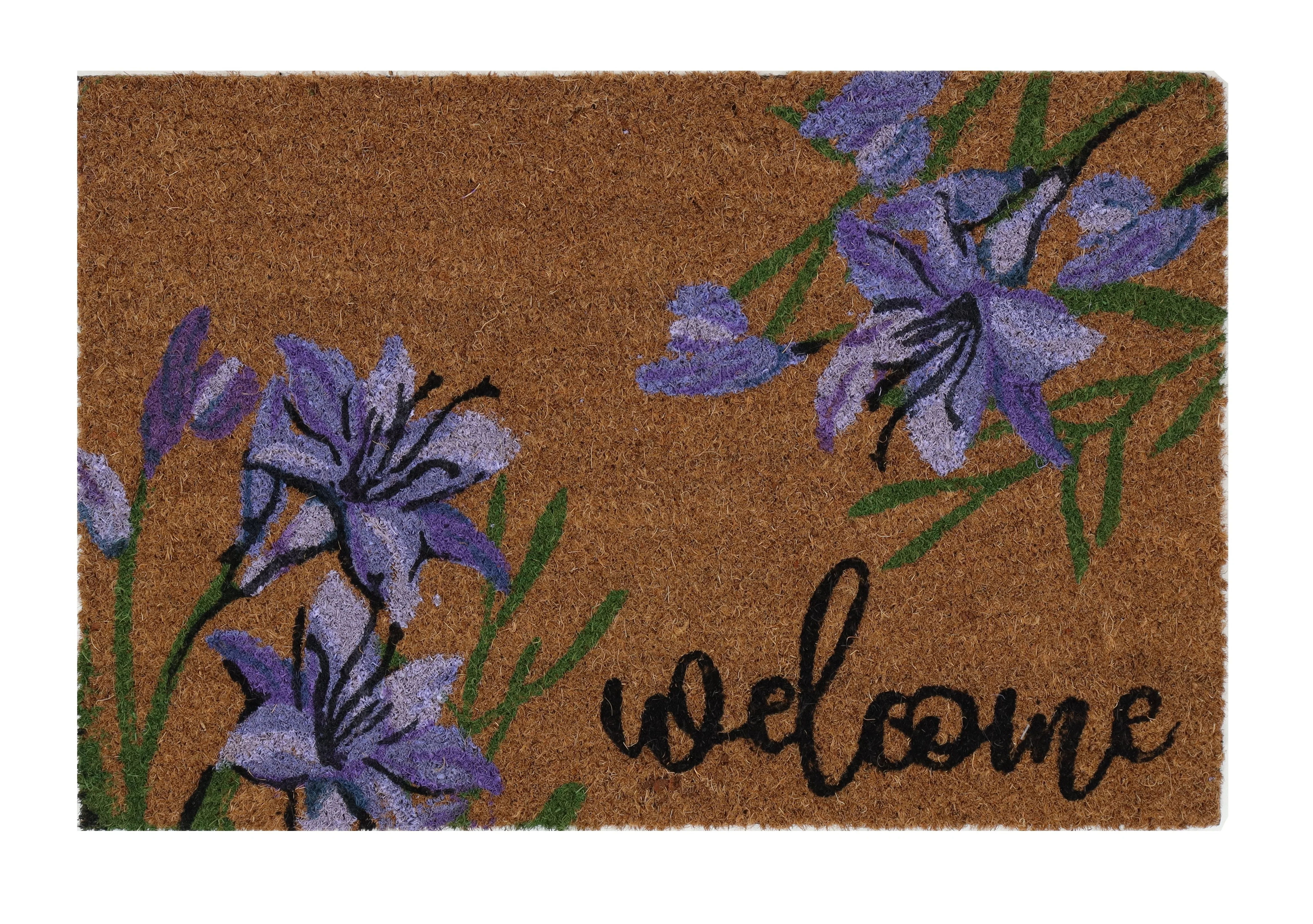 מנגב רגליים welcome פרחים - Image 2